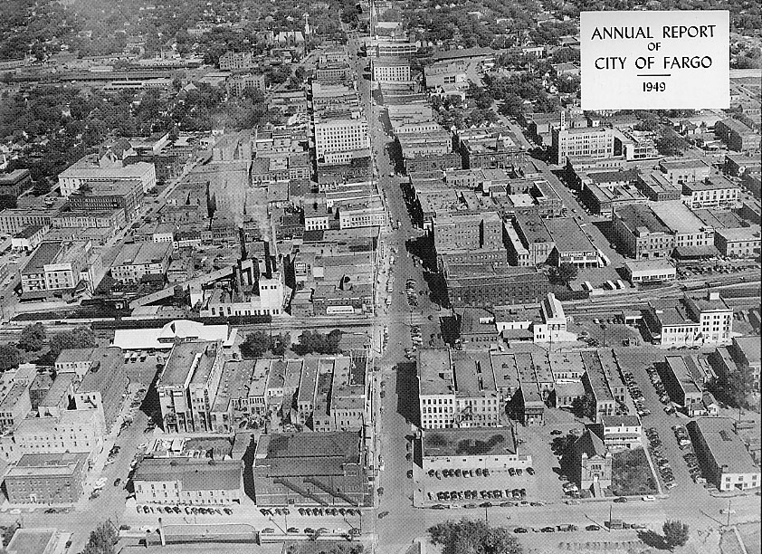 1949 aerial view. 
