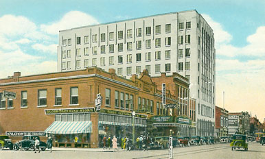 West side of Broadway looking north from First Avenue (after 1930). 