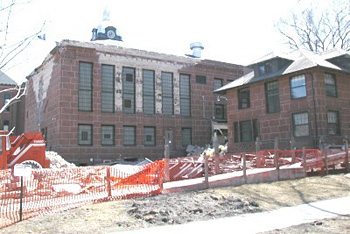 Cass County Jail construction. 