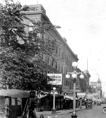 First Avenue in the 1920s. 