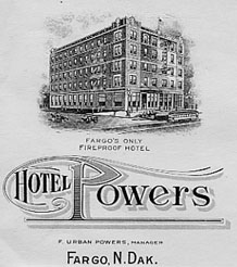 Powers Hotel letterhead