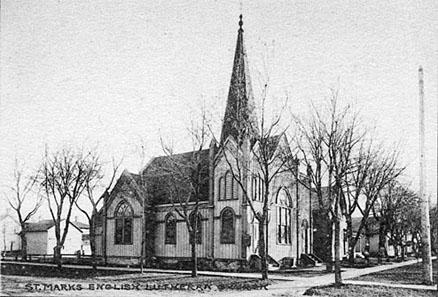 St. Mark's English Lutheran Church, 1886-1910. 
