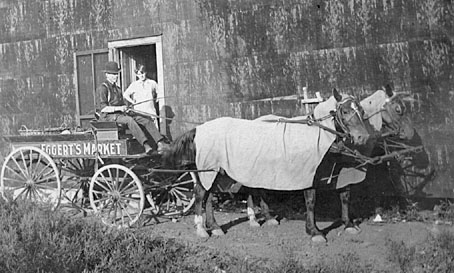Eggert's Grocery delivery wagon. 