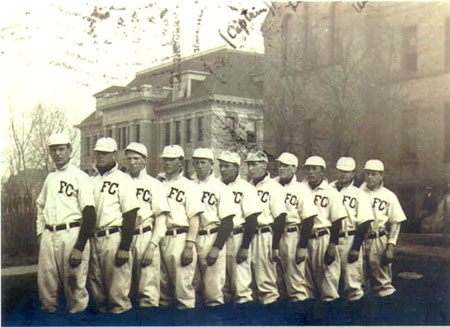 Fargo College baseball team. 
