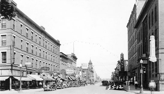 First Avenue in the 1930s. 