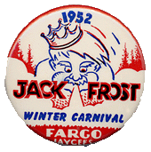 Jack Frost pin, 1952.