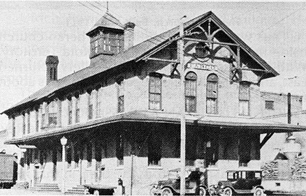 Fargo and Southern Railway Depot. 