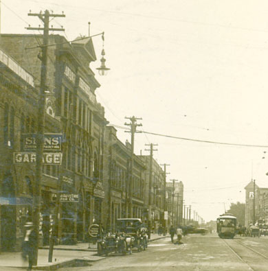 NP Avenue in 1909.  