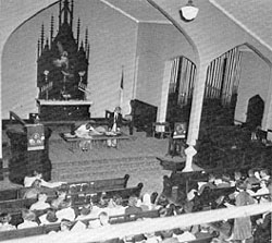 St. Mark's Interior circa 1954. 