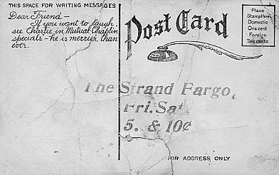Strand Theater postcard. 
