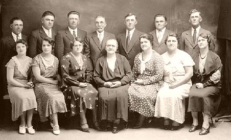 Photo of Marie Portner and her family