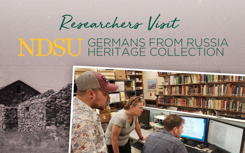 Researchers Visit Germans from Russia Heritage Collection