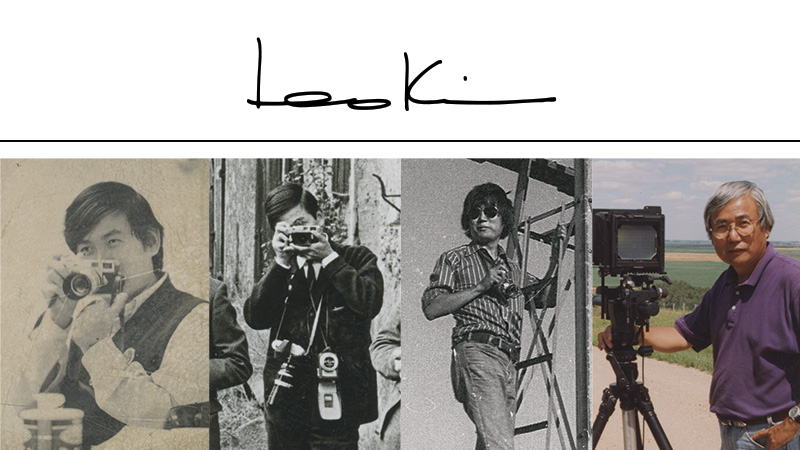 Images of Leo Kim with his camera