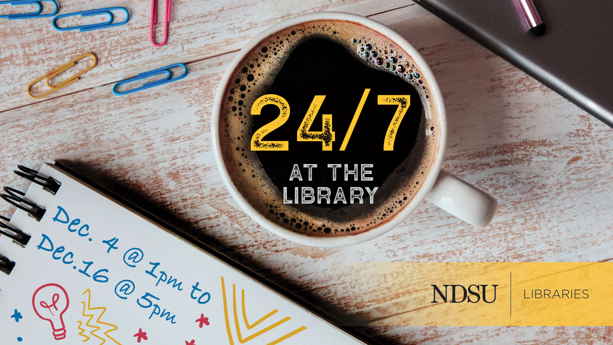 24/7 at the Library