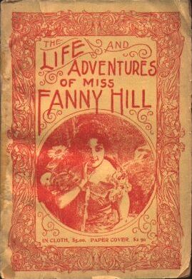 "Cover of the Life and Adventures of miss Fanny Hill from 1910"