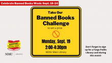 Try our Banned Books Challenge!