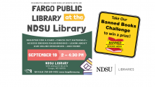Fargo Public Library Card Sign-Up event